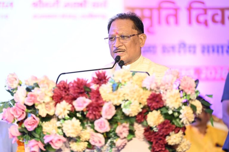 विभाजन की पीड़ा से सीख लेकर देश की एकता और अखंडता को अक्षुण्ण रखना हम सभी का दायित्व : मुख्यमंत्री विष्णुदेव साय…..