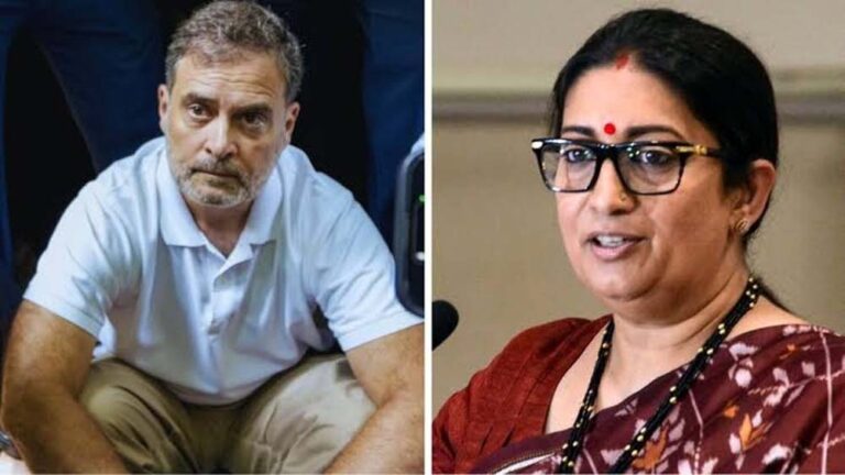 स्मृति ईरानी का राहुल गांधी पर पलटवार, बोलीं- हार की समीक्षा की जगह EC को निशाना बना रही कांग्रेस