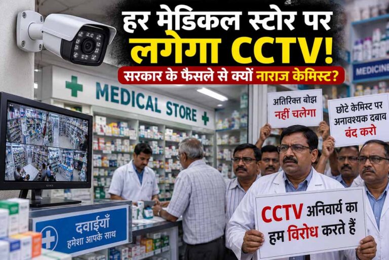 हर मेडिकल स्टोर पर CCTV का प्रस्ताव, सरकार के फैसले से क्यों नाराज केमिस्ट?