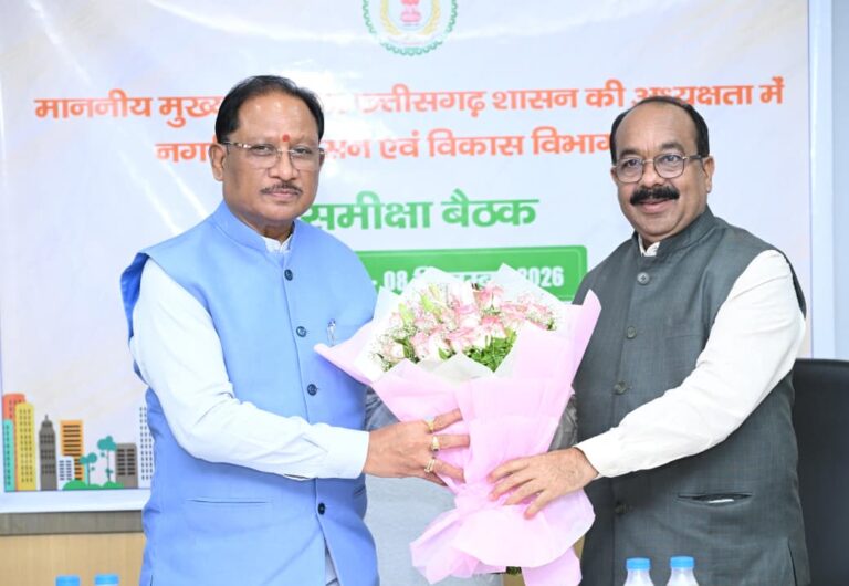 शहरों में नागरिक सुविधाओं और विकास कार्यों में लाएं तेजी : मुख्यमंत्री विष्णु देव साय…..