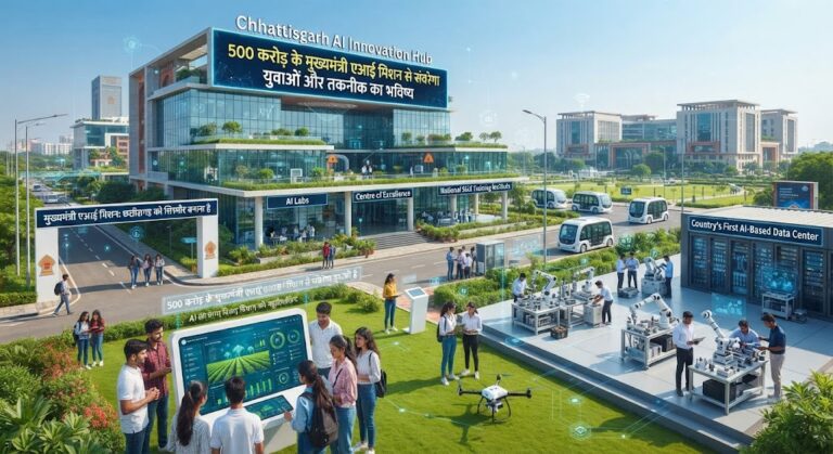 एआई क्षेत्र में नई उड़ान भरने को तैयार छत्तीसगढ़, 500 करोड़ के मुख्यमंत्री एआई मिशन से संवरेगा युवाओं और तकनीक का भविष्य…..