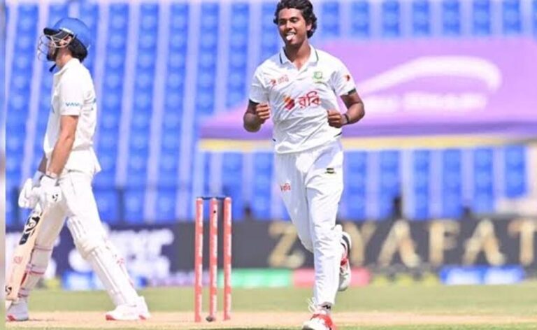 हसन महमूद ने टेस्ट क्रिकेट में रचा इतिहास, हैट्रिक लेने वाले बांग्लादेश के पहले तेज गेंदबाज बने