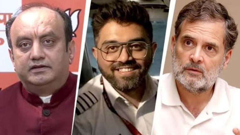 पायलट स्मित मछार की बहादुरी पर कांग्रेस की चुप्पी, बीजेपी सांसद सुधांशु त्रिवेदी ने उठाए सवाल