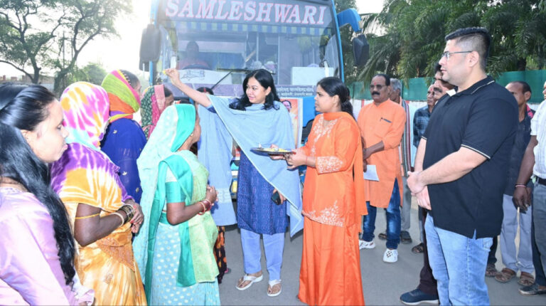 मुख्यमंत्री विष्णु देव साय की पहल से श्रद्धालुओं की मनोकामना हो रही पूरी, सारंगढ़-बिलाईगढ़ के 330 से अधिक नागरिकों को मिला निःशुल्क तीर्थ दर्शन का सौभाग्य…..