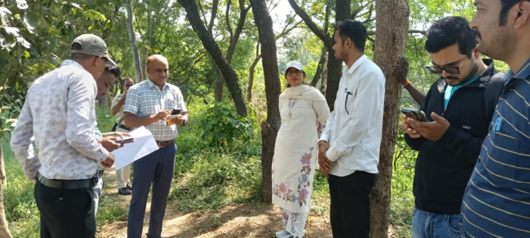 ग्राम केरीबंधा के अंदरूनी खेतों में पहुंचकर कलेक्टर जयश्री जैन ने पीवी ऐप सर्वे कार्यो का किया औचक निरीक्षण….